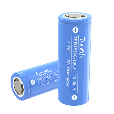 18500 Batteria al litio cilindrica 1800mAh 5C Scarica