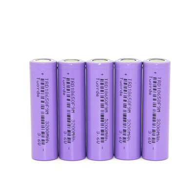 Compatto leggero 18650 Batteria al litio 3200mAh 3.6V 3C