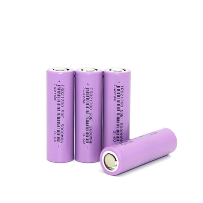 Batteria a ioni di litio personalizzata 5000mAh 3.6V 21700 UN38.3 2C cilindrica