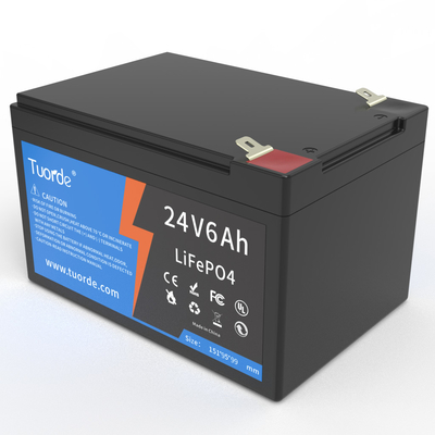 Batteria a ciclo profondo agli ioni di litio da 24V 6Ah, batteria a litio ricaricabile AGV