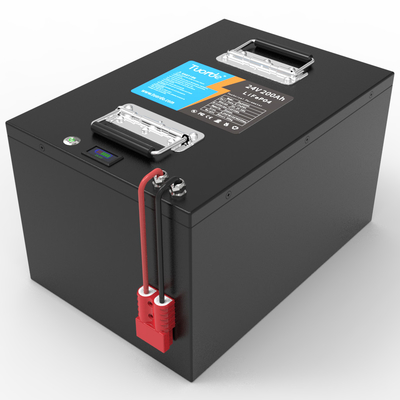 LiFePO4 batterie al litio personalizzate 24V 200Ah 3500 volte durata di ciclo ISO9001