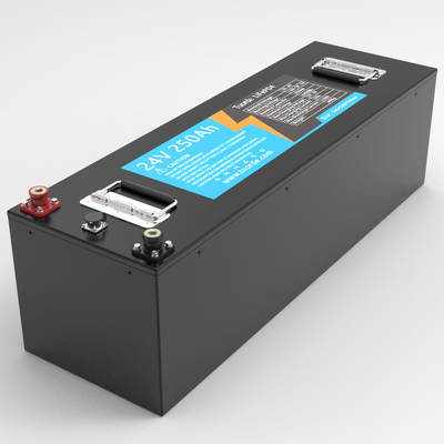 5000 cicli con batterie al litio personalizzate CE Un38.3 LiFePO4 24V 250ah
