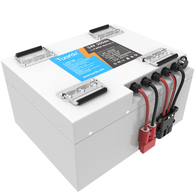 200A batterie al litio personalizzate LiFePO4 24V 200Ah per carrelli elevatori